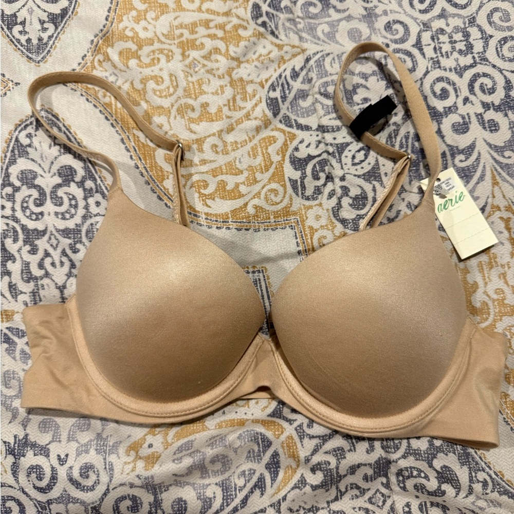 Aerie nude padded push up bra